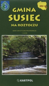 Gmina Susiec na Roztoczu. Mapa - okładka książki