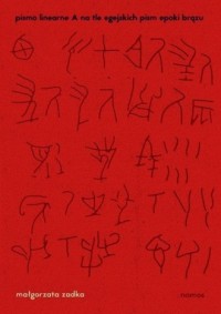 Pismo linearne A na tle egejskich - okładka książki