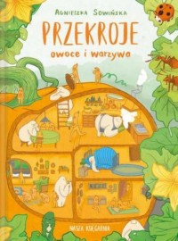 Przekroje: owoce i warzywa - okładka książki