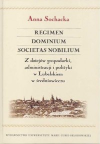 Regimen, Dominium, Societas, Nobilium. - okładka książki