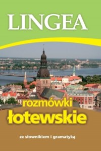 Rozmówki łotewskie ze słownikiem - okładka podręcznika