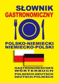 Słownik gastronomiczny polsko-niemiecki, - okładka podręcznika