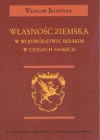 Własność ziemska w województwie - okładka książki