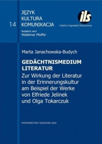 Gedachtnismedium Literatur. Język, - okładka książki
