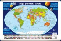 Mapa polityczna świata (ścienna, - okładka książki