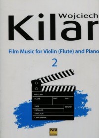 Muzyka filmowa na skrzypce (flet) - okładka książki