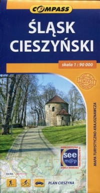 Śląsk Cieszyński mapa turystyczno-krajoznawcza - okładka książki