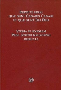 Reddite ergo quae sunt Caesaris - okładka książki