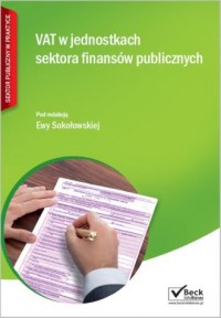 VAT w jednostkach sektora finansów - okładka książki