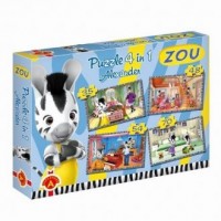 Zou (puzzle 4 w 1) - zdjęcie zabawki, gry