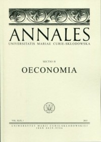 Annales XLIV. Oeconomia - okładka książki