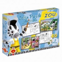 Zou (puzzle do kolorowania 2 x - zdjęcie zabawki, gry