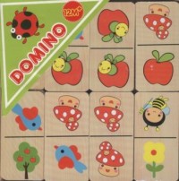 Domino drewniane - zdjęcie zabawki, gry