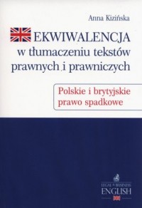 Ekwiwalencja w tłumaczeniu tekstów - okładka książki