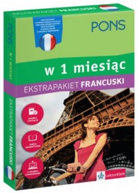 Francuski w 1 miesiąc z tablicami - okładka podręcznika