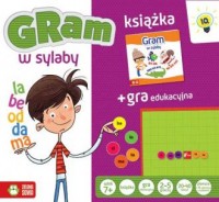 Gra w sylaby (książka + gra edukacyjna) - okładka książki