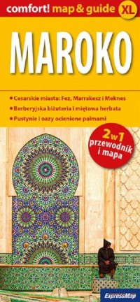 Maroko 2 w 1. Przewodnik + mapa - okładka książki