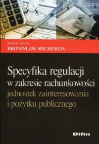 Specyfikacja regulacji w zakresie - okładka książki