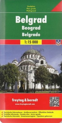 Belgrad mapa (skala 1: 15 000) - okładka książki