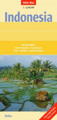 Indonesia mapa (skala 1: 4 500 - okładka książki