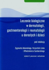 Leczenie biologiczne w dermatologii - okładka książki