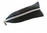 Piórnik pikowany czarny - zdjęcie produktu