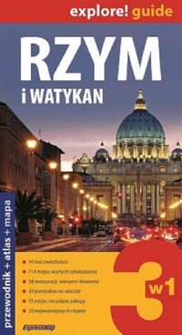 Rzym i Watykan 3 w 1. Przewodnik - okładka książki
