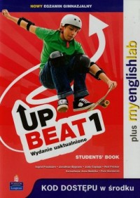 Upbeat 1. Students Book. Gimnazjum - okładka podręcznika