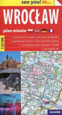 Wrocław plan miasta (skala 1: 22 - okładka książki