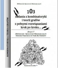 103 zadania z kombinatoryki i teorii - okładka książki