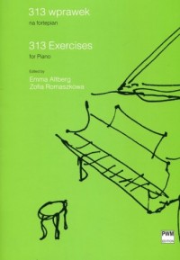 313 wprawek na fortepian - okładka podręcznika