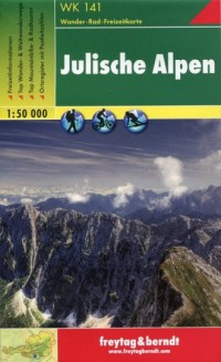 Alpy Julijskie mapa (skala 1:50 - okładka książki