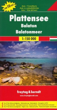 Balaton mapa (skala 1:150 000) - okładka książki