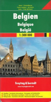 Belgia mapa (skala 1:300 000) - okładka książki