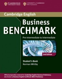 Business Benchmark. Pre-Intermediate - okładka podręcznika