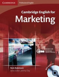 Cambridge English for Marketing - okładka podręcznika