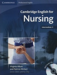 Cambridge English for Nursing Intermediate - okładka podręcznika