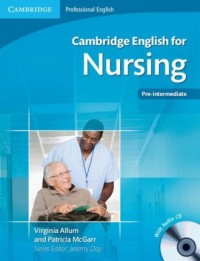 Cambridge English for Nursing Pre-intermediate - okładka podręcznika