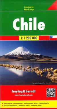 Chile mapa (skala 1:1 200 000) - okładka książki