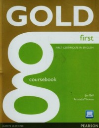 Gold first certificate in English. - okładka podręcznika