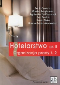 Hotelarstwo cz. 2. Organizacja - okładka podręcznika