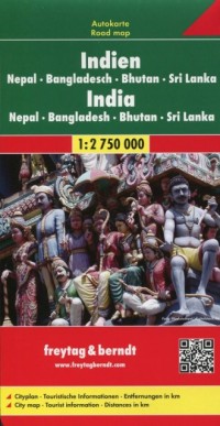 Indie, Nepal, Bangladesz, Bhutan - okładka książki