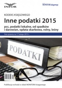 Inne podatki 2015: pcc, podatki - okładka książki