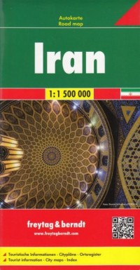 Iran mapa (skala 1:1 500 000) - okładka książki