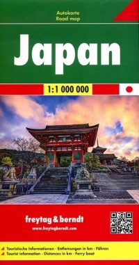 Japonia mapa 1 (skala :1 000 000) - okładka książki