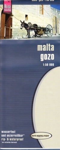Malta Gozo mapa (skala 1:50 000) - okładka książki