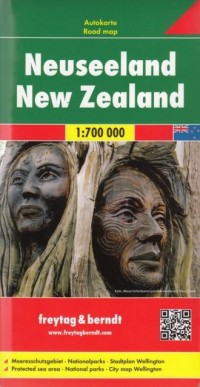 Nowa Zelandia mapa (skala 1:700 - okładka książki