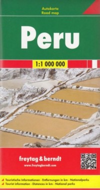 Peru mapa (skala 1:1 000 000) - okładka książki