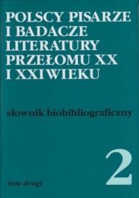 Polscy pisarze i badacze literatury - okładka książki