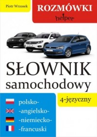 Słownik samochodowy 4-języczny: - okładka książki